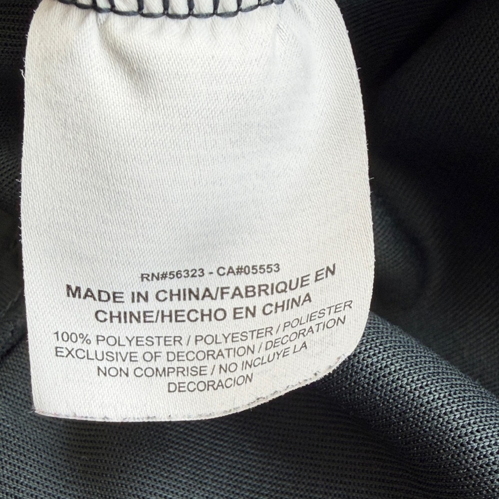 Nike Men's Dark Gray Joggers with White Trim. Embroidered logo. Size M - Picture 8 of 9